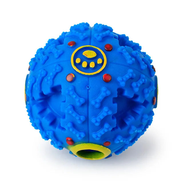 Interactive Treat-Dispensing Dog Ball