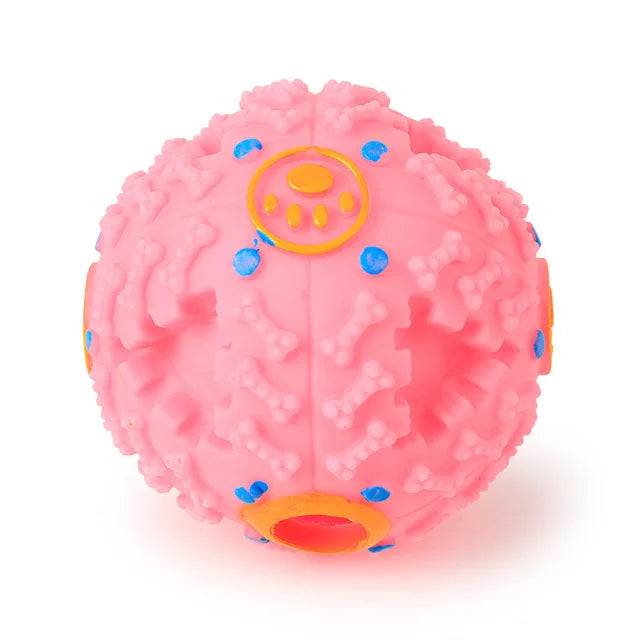 Interactive Treat-Dispensing Dog Ball