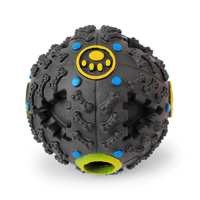 Interactive Treat-Dispensing Dog Ball