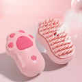 Paw-Shaped Mist Grooming Brush