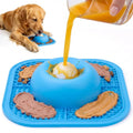 Pet Licking Bowl Dog Slow Food Bowl Anti slip Silicone Dog Licking Pad Cat Fun Toy