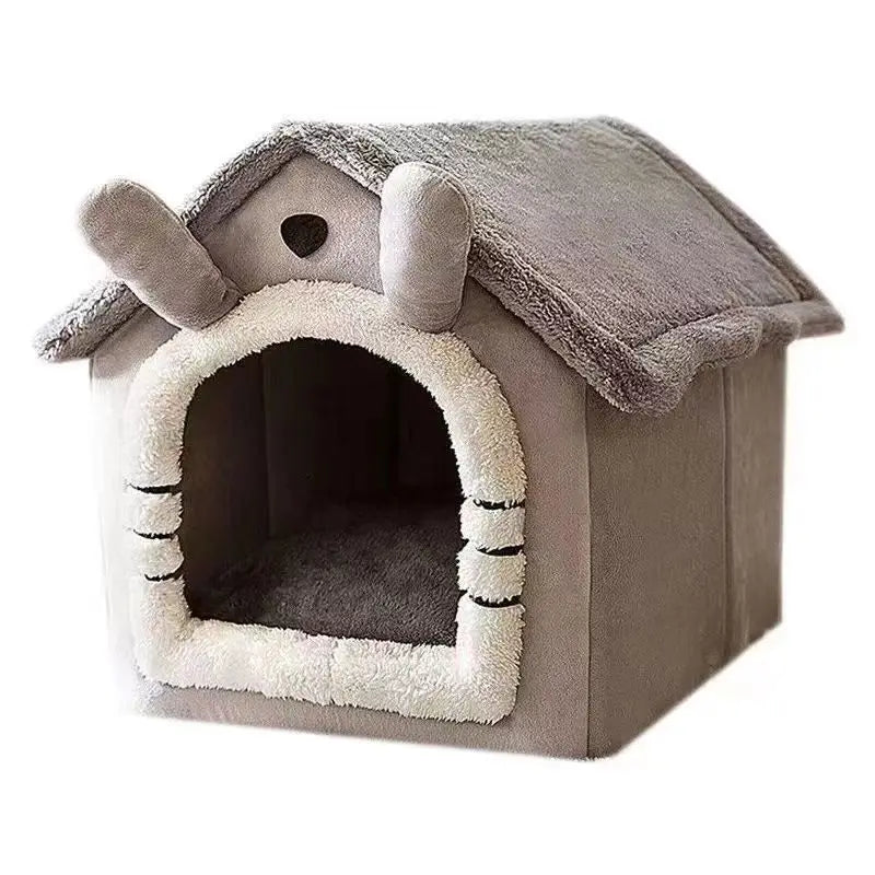 Washable Covered Pet Bed for Cats & Small Dogs