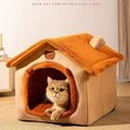 Washable Covered Pet Bed for Cats & Small Dogs
